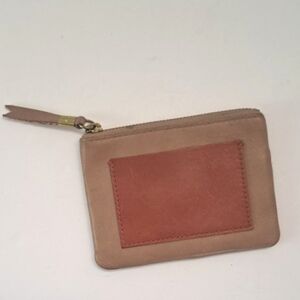 Madewell Tan and Brown Leather Wallet